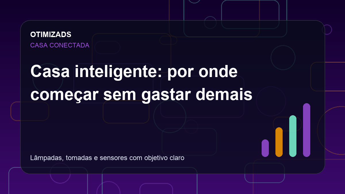 Capa ilustrativa do artigo Casa inteligente: por onde começar sem gastar demais